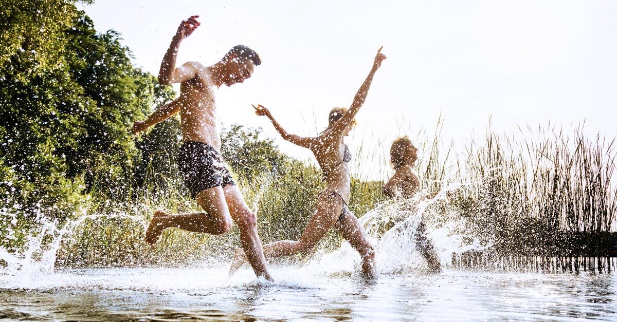 Water Recreation Health and Fun It Must Be Summer